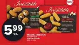 Metro IRRESISTIBLE CHEESE STICKS JALAPENO POPPERS offer