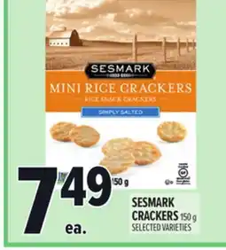 Metro SESMARK CRACKERS offer