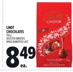 Metro LINDT CHOCOLATES offer