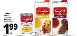 Metro CAMPBELL'S BROTH offer