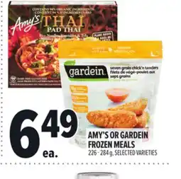 Metro AMY'S OR GARDEIN FROZEN MEALS offer