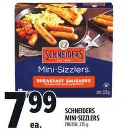 Metro SCHNEIDERS MINI-SIZZLERS offer