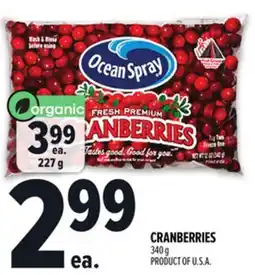 Metro CRANBERRIES offer