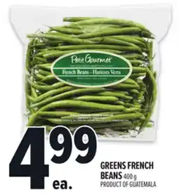 Metro GREENS FRENCH BEANS offer