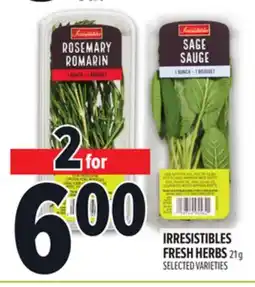 Metro IRRESISTIBLES FRESH HERBS offer