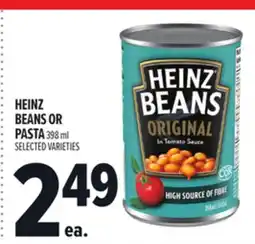 Metro HEINZ BEANS OR PASTA offer