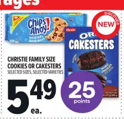 Metro CHRISTIE FAMILY SIZE COOKIES OR CAKESTERS offer