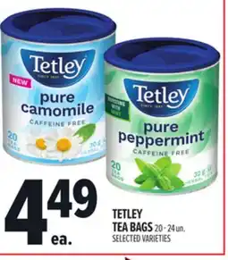Metro TETLEY TEA BAGS offer