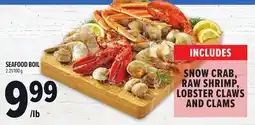 Metro SEAFOOD BOIL offer