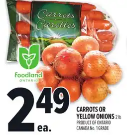Metro CARROTS OR YELLOW ONIONS offer