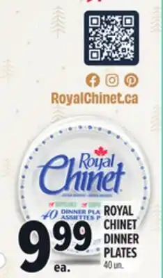Metro ROYAL CHINET DINNER PLATES offer