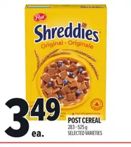 Metro POST CEREAL offer