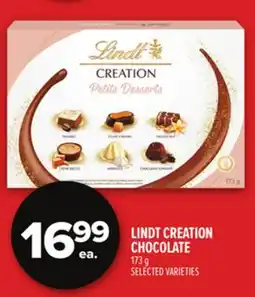 Metro LINDT CREATION CHOCOLATE offer