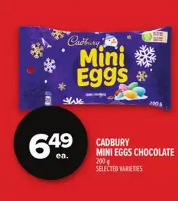 Metro CADBURY MINI EGGS CHOCOLATE offer
