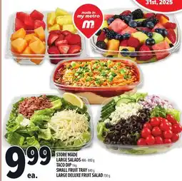 Metro STORE MADE LARGE SALADS offer