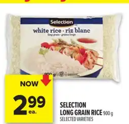 Metro SELECTION LONG GRAIN RICE offer