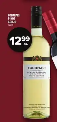 Metro FOLONARI PINOT GRIGIO offer
