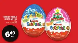 Metro FERRERO KINDER CHOCOLATE EGG offer