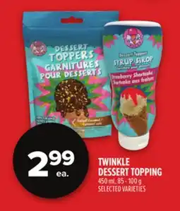 Metro TWINKLE DESSERT TOPPING offer