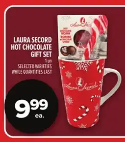 Metro LAURA SECORD HOT CHOCOLATE GIFT SET offer
