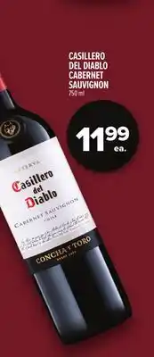 Metro CASILLERO DEL DIABLO CABERNET SAUVIGNON offer