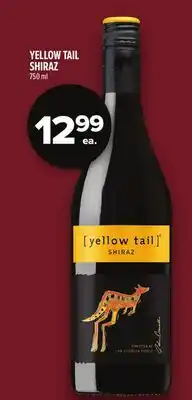 Metro YELLOW TAIL SHIRAZ offer