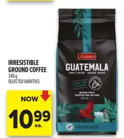 Metro IRRESISTIBLE GROUND COFFEE offer
