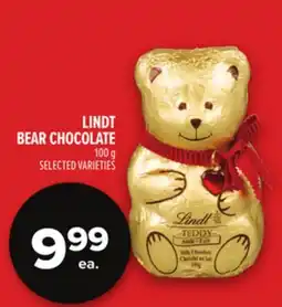 Metro LINDT BEAR CHOCOLATE offer