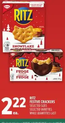 Metro RITZ FESTIVE CRACKERS offer