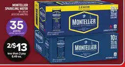 Metro MONTELLIER SPARKLING WATER offer