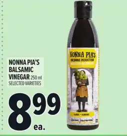 Metro NONNA PIA'S BALSAMIC VINEGAR offer