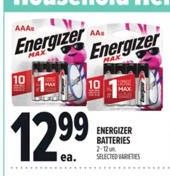 Metro ENERGIZER BATTERIES offer