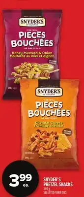 Metro SNYDER'S PRETZEL SNACKS offer