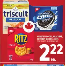Metro CHRISTIE COOKIES, CRACKERS, CRISPERS OR BITS & BITES offer