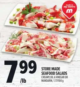 Metro STORE MADE SEAFOOD SALADS offer