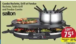 Sushi Shop Salton Raclette, Table Grill and Fondue Combo offer