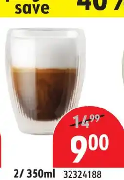 Sushi Shop Set of 2 Tumbler Double Walled Ribbed offer