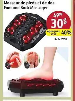 Sushi Shop Foot and Back Massager offer