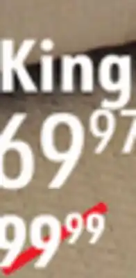 Sushi Shop 100% cotton White Feather and Duck King Down Duvet offer