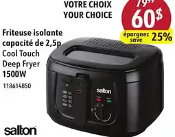 Sushi Shop salton Cool Touch Deep Fryer 1500W offer