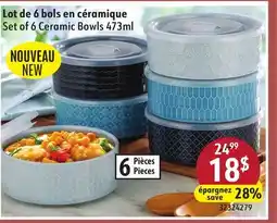 Sushi Shop Set of 6 Ceramic Bowls 473ml offer