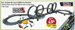 Sushi Shop Slot Car Race Track Set 960cm with 4 Loop Track 1:64 Scale offer