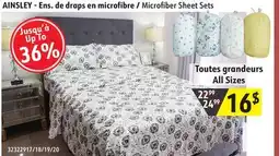 Sushi Shop AINSLEY Microfiber Sheet Sets All Sizes offer