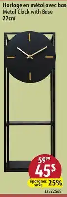 Sushi Shop Metal Clock with Base offer