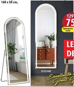 Sushi Shop Full Length Mirror with LED Lights Free Standing Floor or Wall Mounted Hanging offer