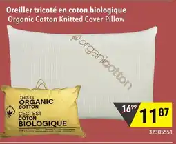 Sushi Shop Organic Cotton Knitted Cover Pillow offer