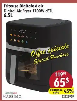 Sushi Shop Digital Air Fryer 1700W cETL offer