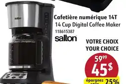 Sushi Shop Salton 14 Cup Digital Coffee Maker offer