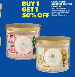 Real Canadian Superstore LIFE AT HOME ASSORTED SCENTED CANDLES offer