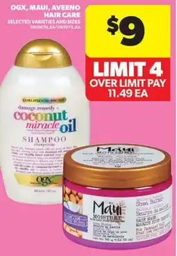 Real Canadian Superstore OGX, MAUI, AVEENO HAIR CARE offer